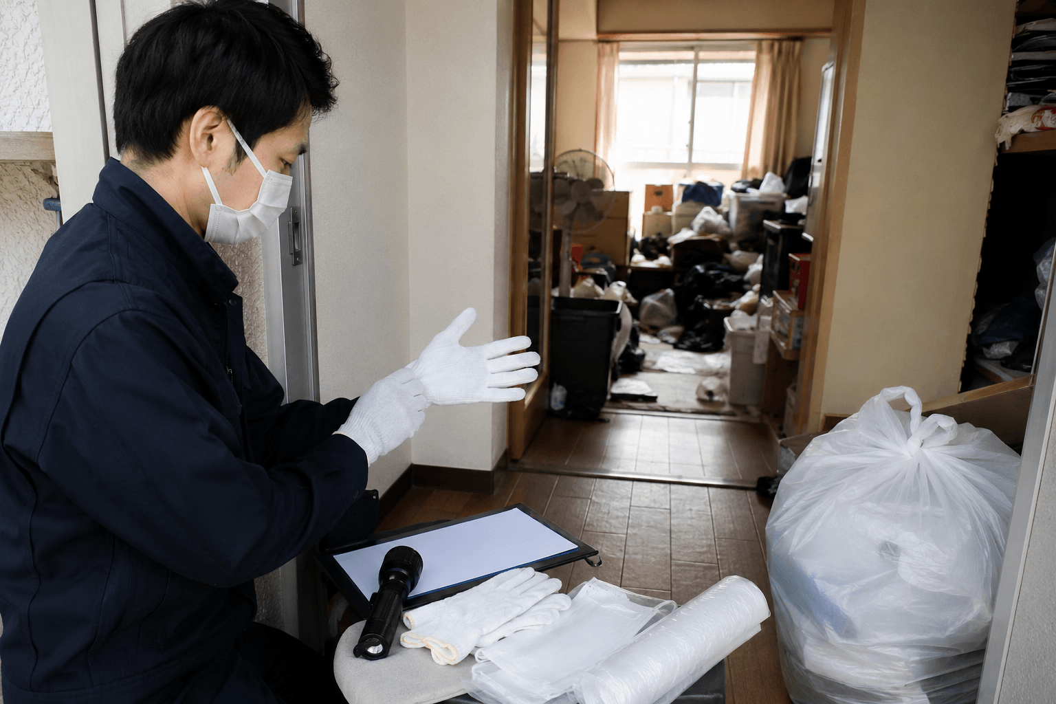ゴミ屋敷の片付けや掃除に入る前に確認しておくべきこと