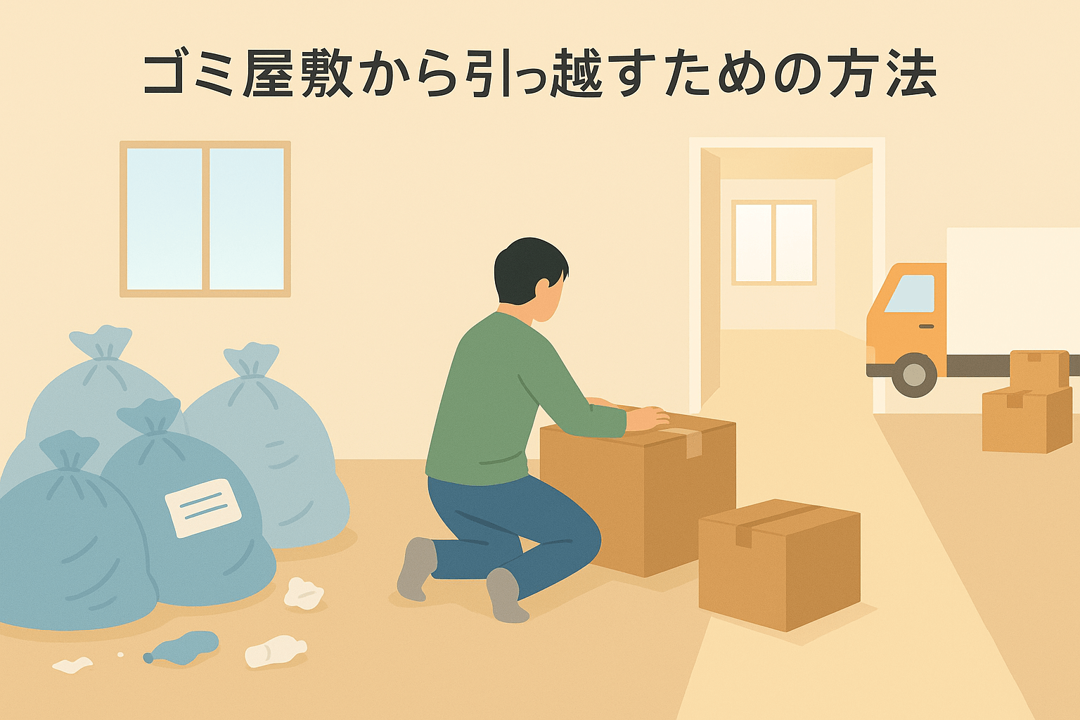 ゴミ屋敷から引っ越すための方法