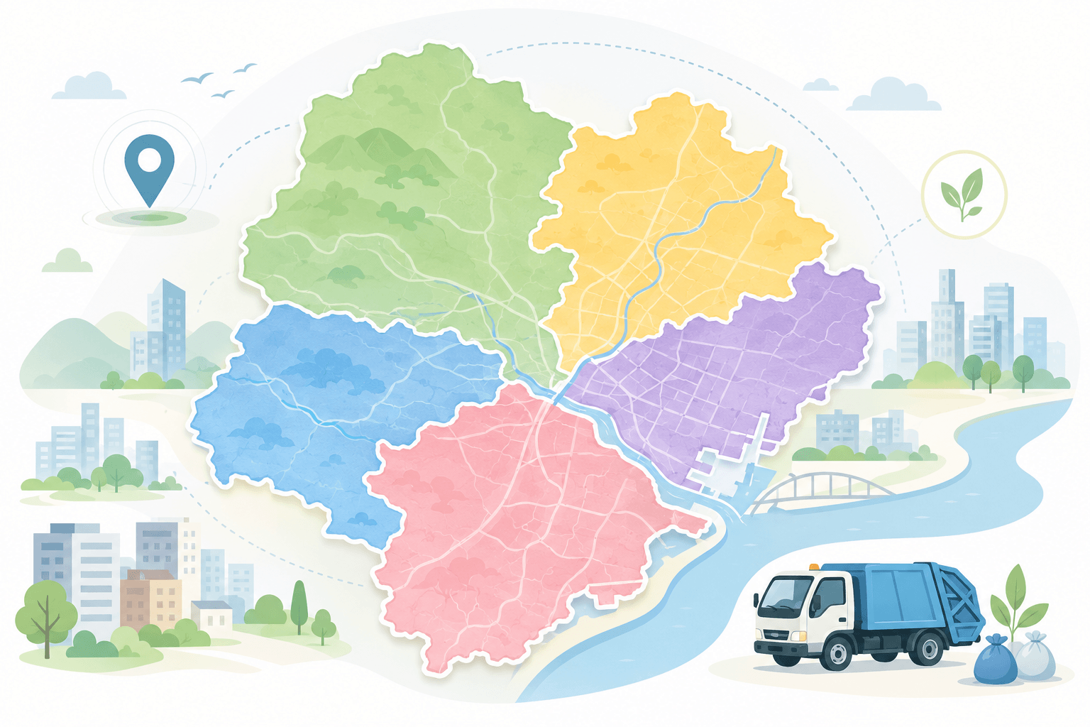 仙台市の対応エリア(青葉区・宮城野区・若林区・太白区・泉区)