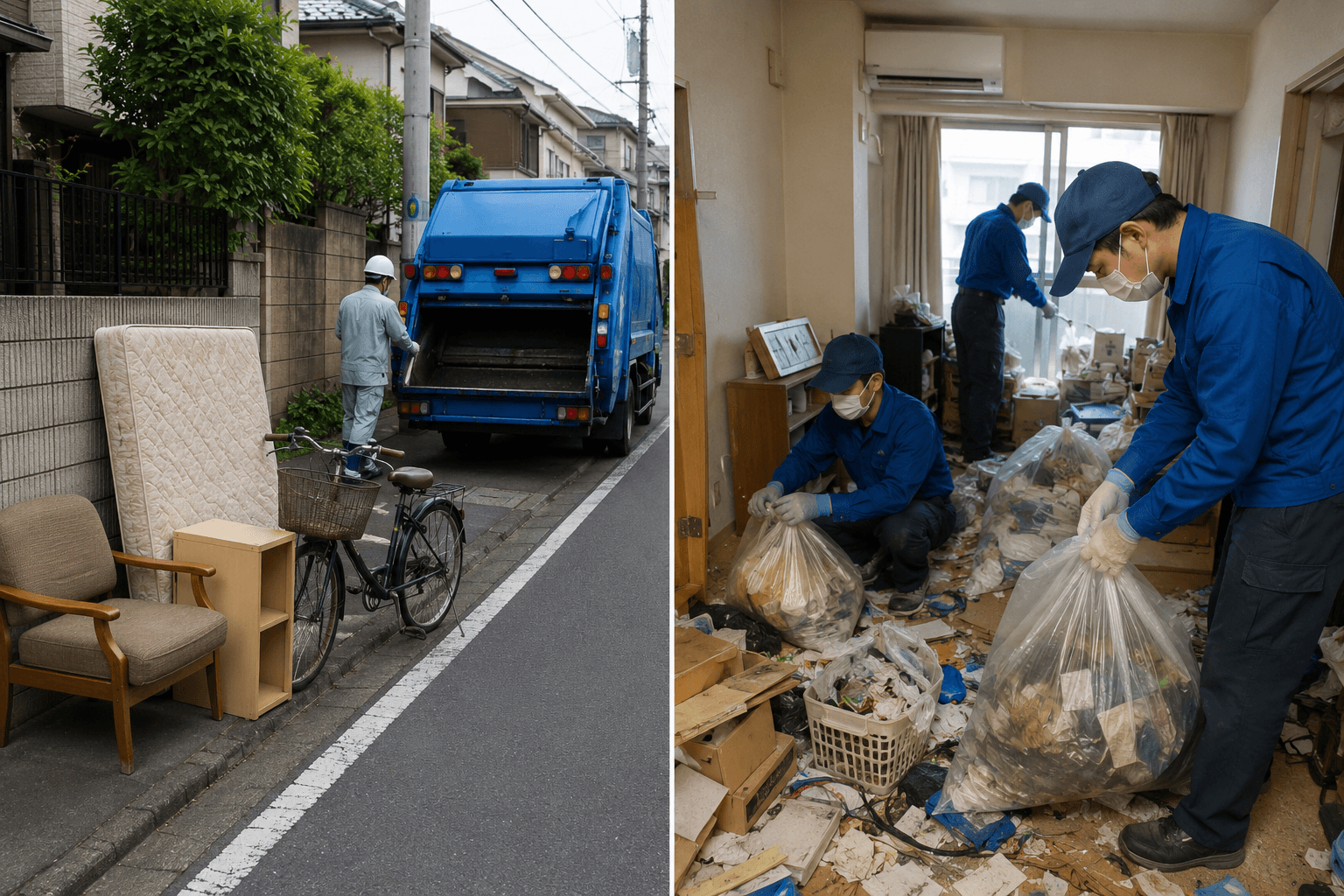 船橋市の自治体回収と片付け業者はどちらがおすすめ?