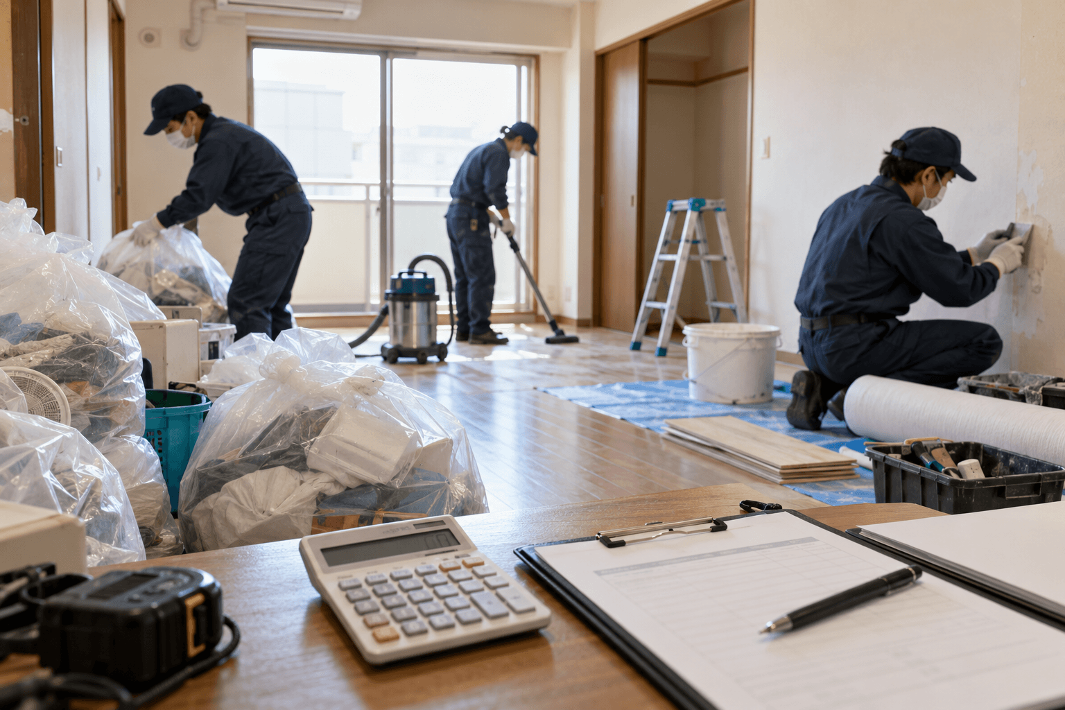 ゴミ屋敷の入居者が退去した後の片付け費用と原状回復